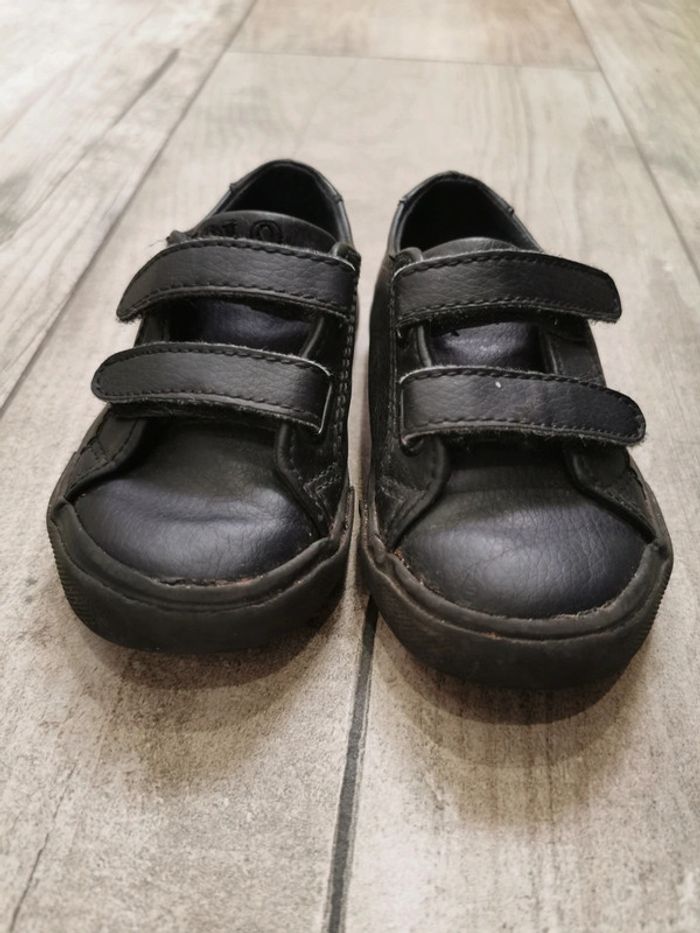 🌿Basket Ralph Lauren enfant taille 22 noir scratch - photo numéro 8