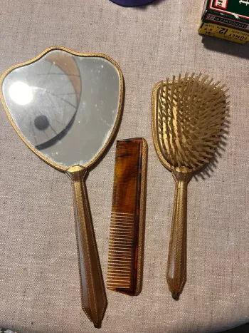 Ensemble coiffeuse vintage  année 50