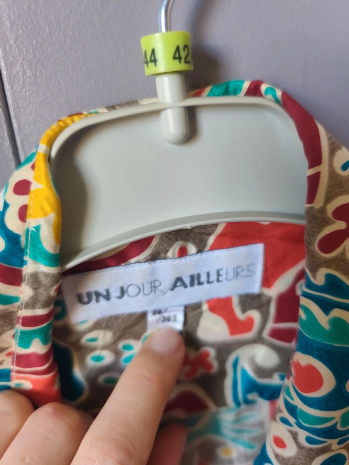 Chemise en soie un jour ailleurs - photo numéro 2
