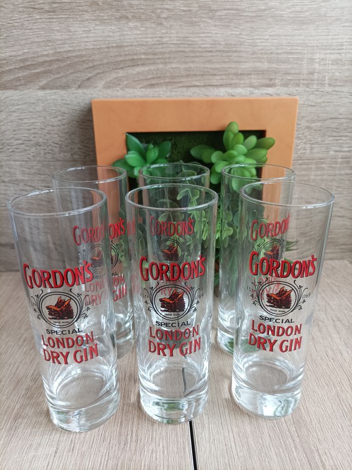 Lot 6 verres Gordon's - photo numéro 3