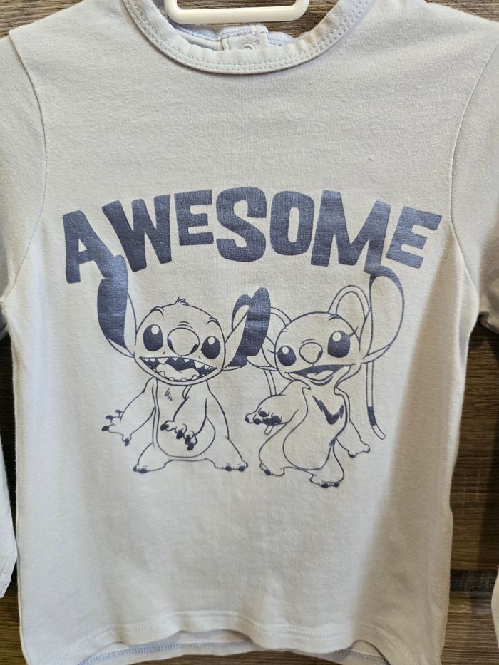 Vêtement Bébé Fille - Pyjama Stitch - Disney - 24 mois 83/89 cm - photo numéro 3