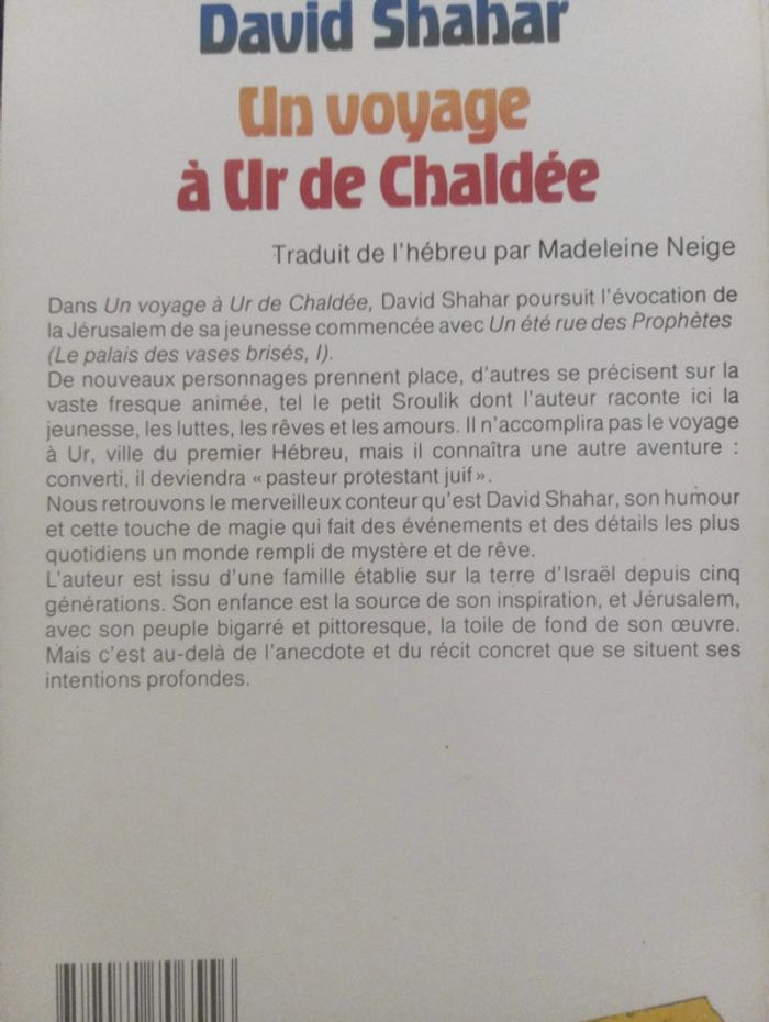 David Sharan - Un voyage à Ur de Chaldée - photo numéro 3