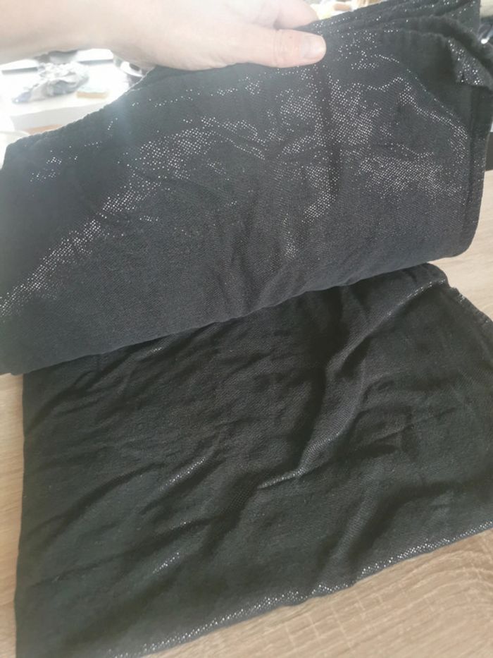 Nappe noire en coton maison du monde 170x170 - photo numéro 4