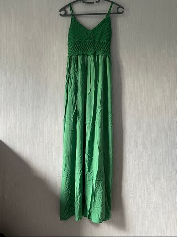 Robe longue verte