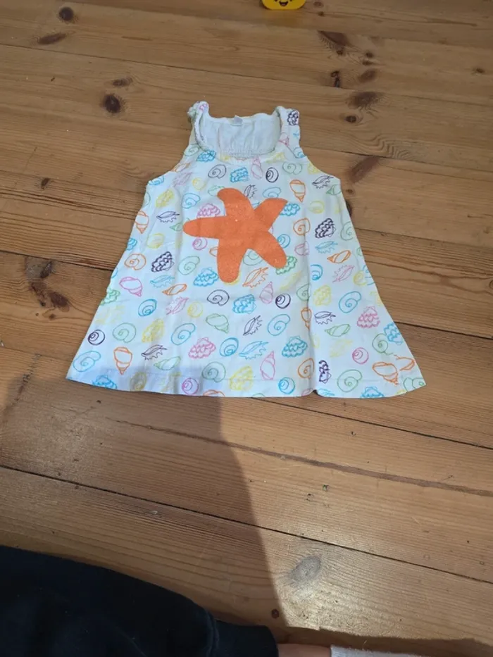 Lot de 7 vêtements d'été en coton taille 12 mois. - photo numéro 4