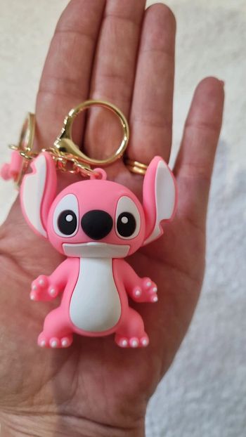 Porte clés Stitch rose Neuf