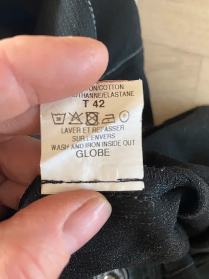 Pantalon droit noir taille basse LMV - photo numéro 7