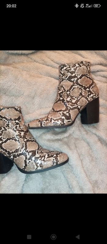 bottines python femme 