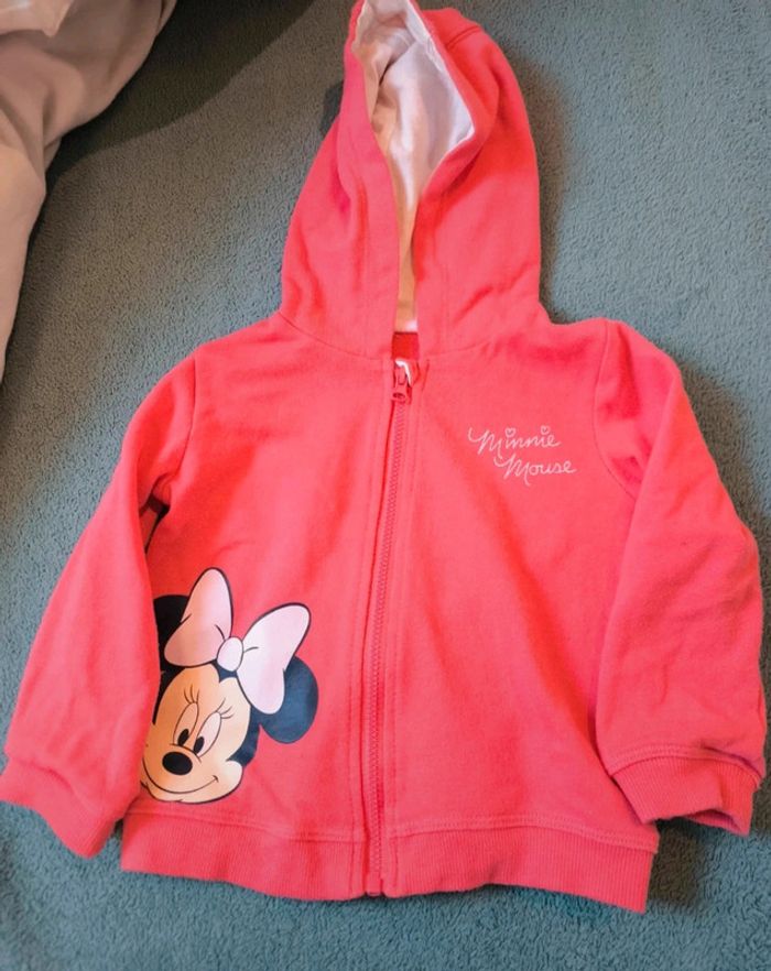 Gilet zippé fille Disney 18 mois
