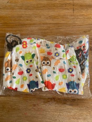 Sac à dos tissu chouettes 