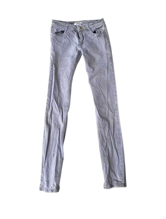 Jean slim Chloé gris clair taille 36
