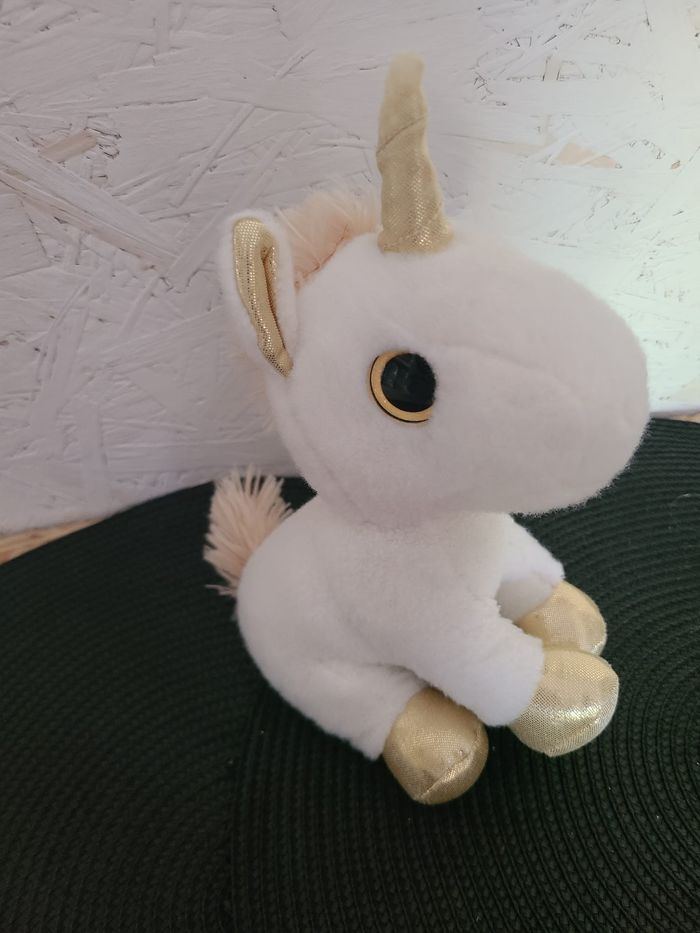 Aurora, doudou licorne Doré - photo numéro 4