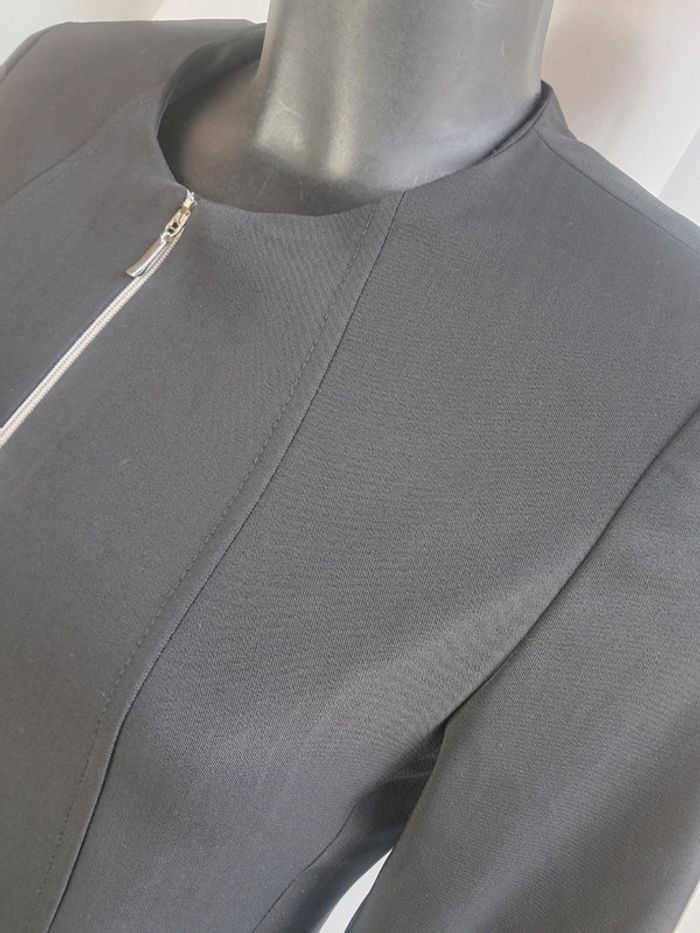 Patrick Mendes veste longue noire T.36/38 - photo numéro 5
