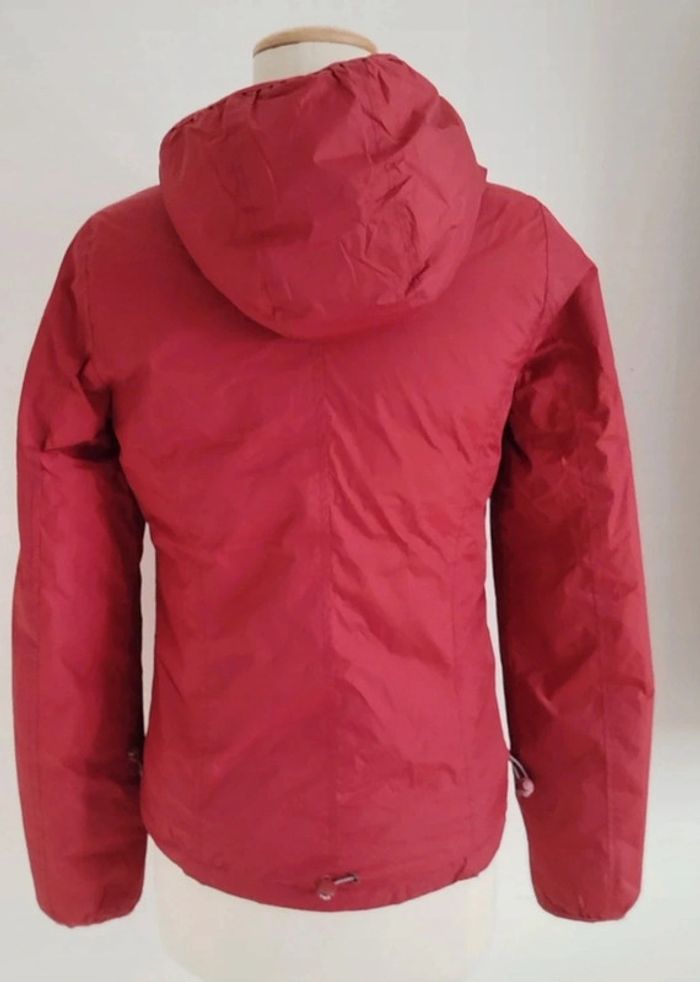 Blouson à capuche bordeaux déperlant 80DB taille XS - photo numéro 2