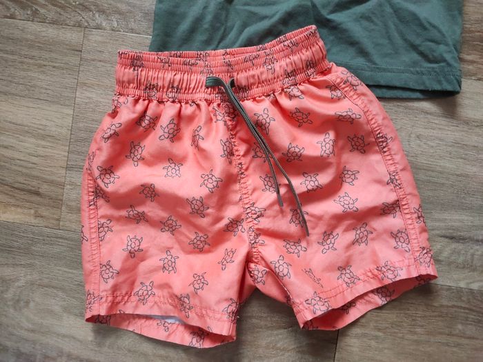 Ensemble été tee-shirt et short de bain 4 ans - photo numéro 3