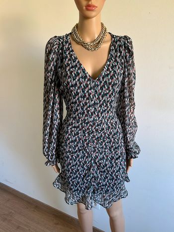 Robe imprimée neuve à manches longues Naf Naf taille 38 (valeur 70€)