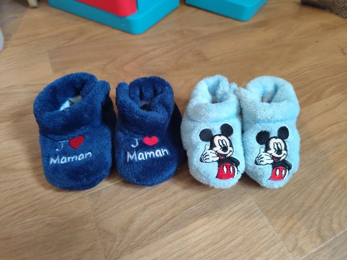 Lots chaussons bébé chaud
