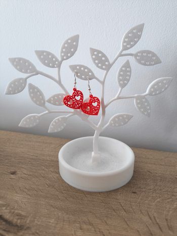 Boucles d'oreilles impression 3D 