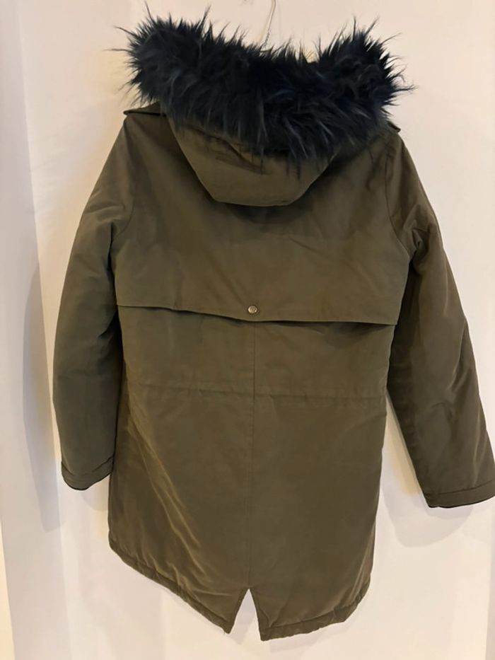 Parka NafNaf taille 36 kaki - photo numéro 2