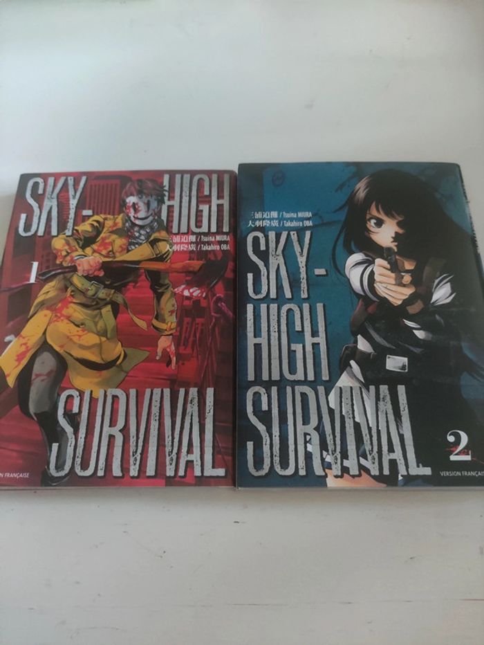 Lot manga Sky high survival tome 1 et 2