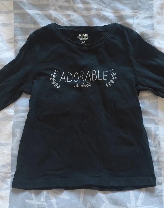 T-shirt manche longue fille - photo numéro 2