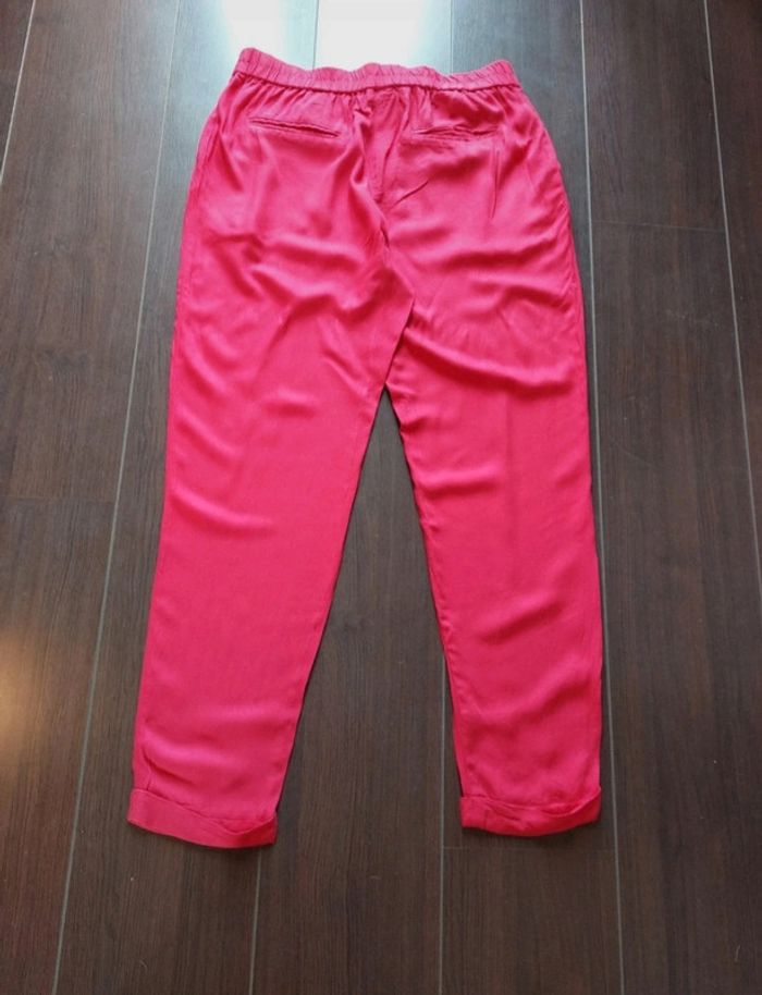 Pantalon rouge fluide - photo numéro 2