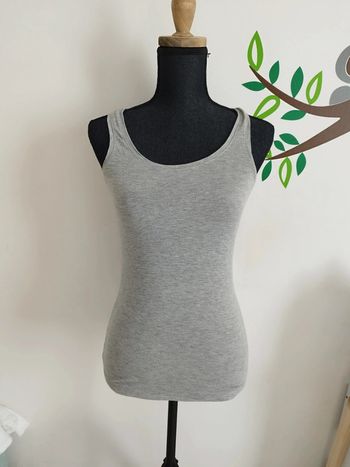 Débardeur femme gris