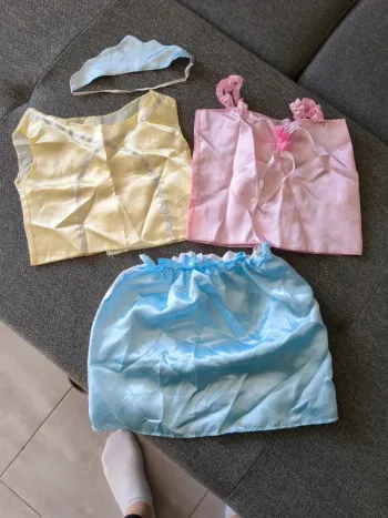 Déguisement carnaval en satin fille taille 3-6 ans