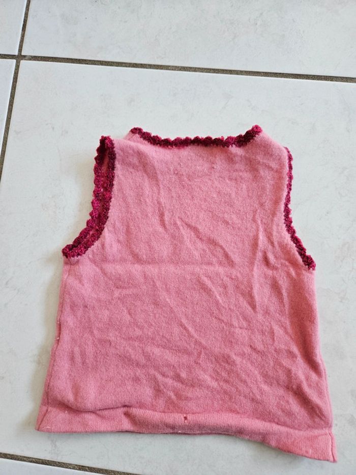 Pull sans manches fille CFK 4/5 ans BBF4 - photo numéro 4