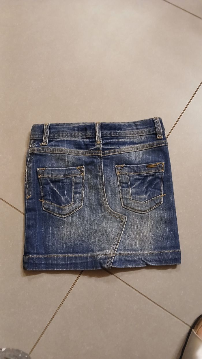 Jupe en jeantom tailor 116 cm - photo numéro 2