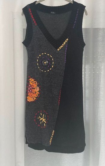 Y.L - robe pull sans manches T1