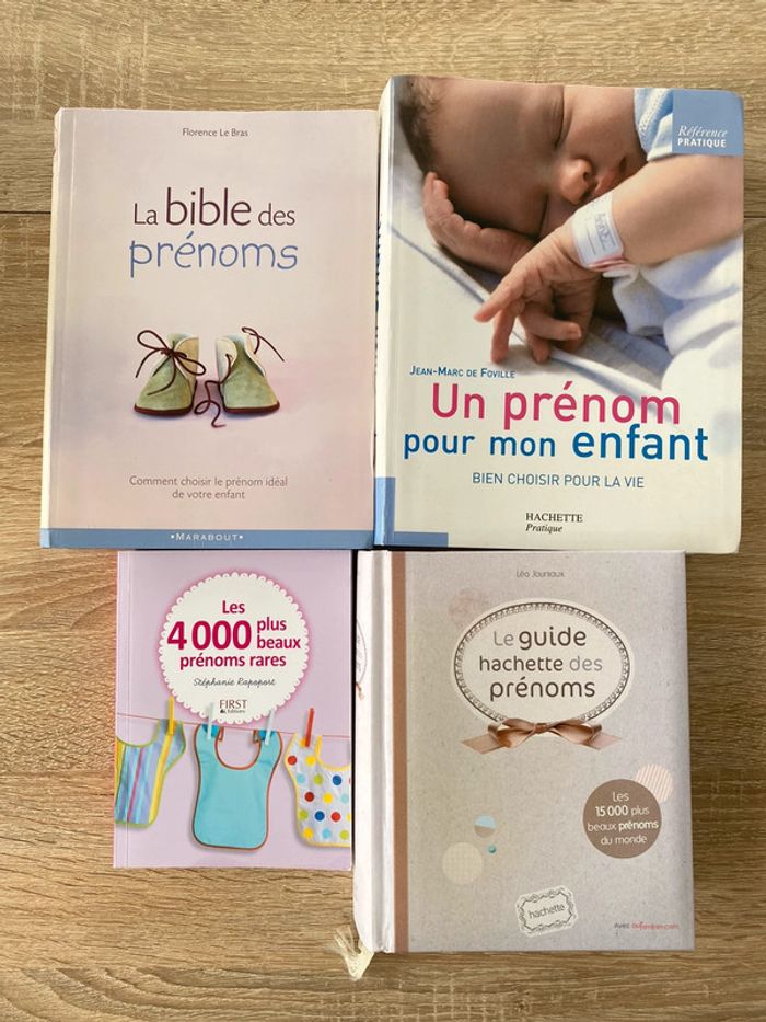 Lot livre prenom