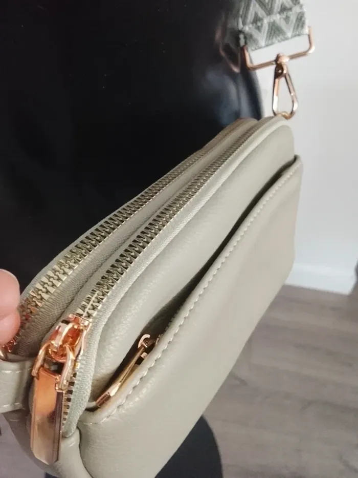 Sac banane bandouliere vert eau - photo numéro 3