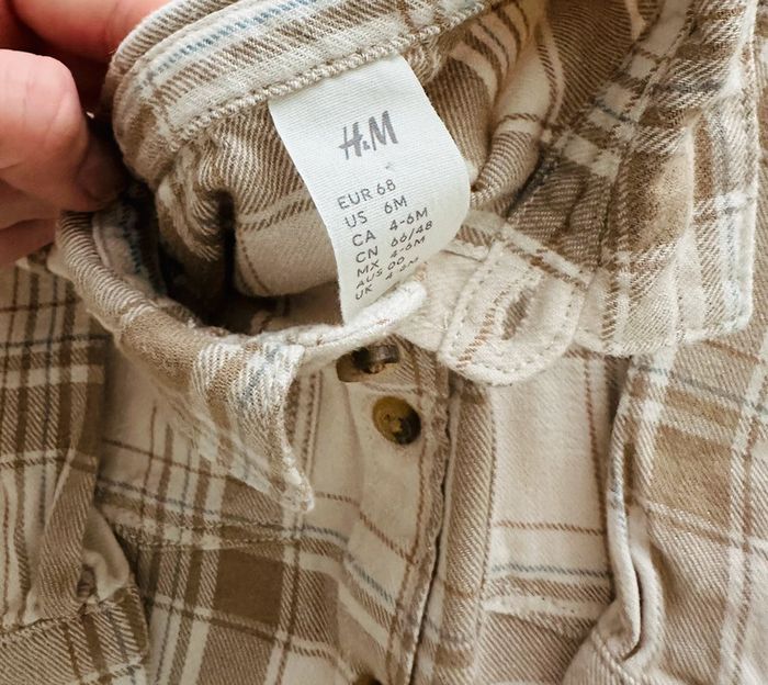 Chemise garçon h&m 68 mois - photo numéro 4
