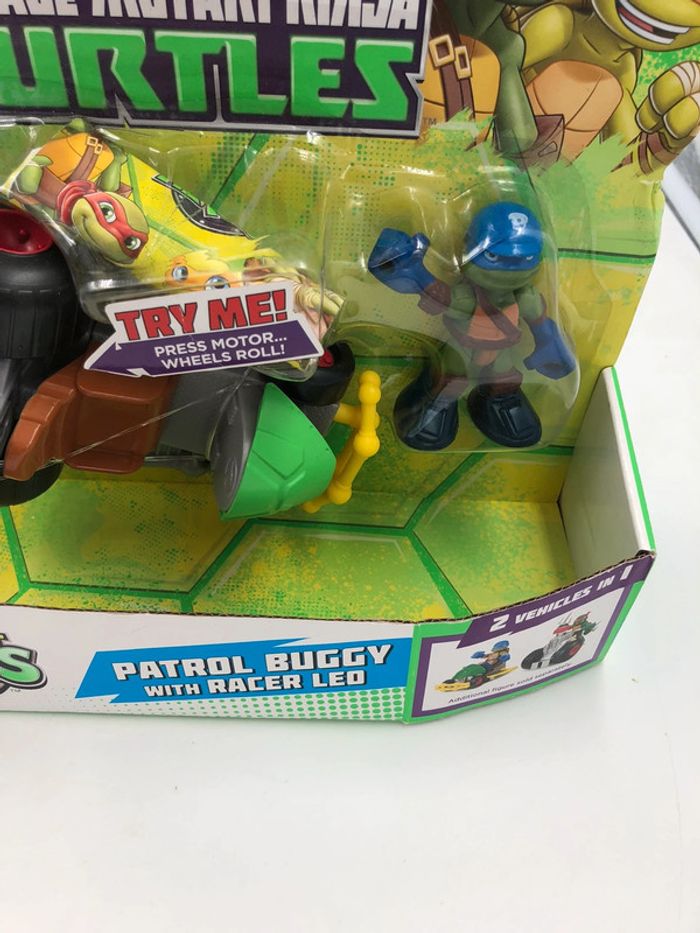 Véhicule Tortue Ninja Patrol Buggy + figurine Playmates Toys neuf - photo numéro 7