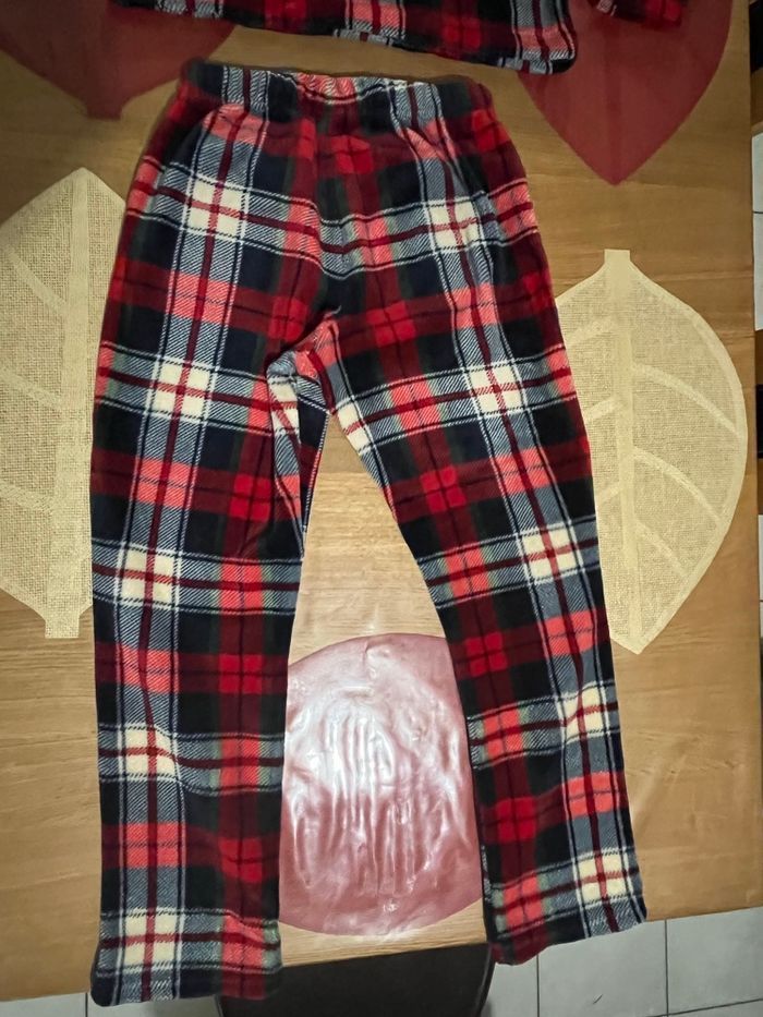 Ensemble Pyjama polaire à carreaux Etam Taille S en TBEG - photo numéro 4