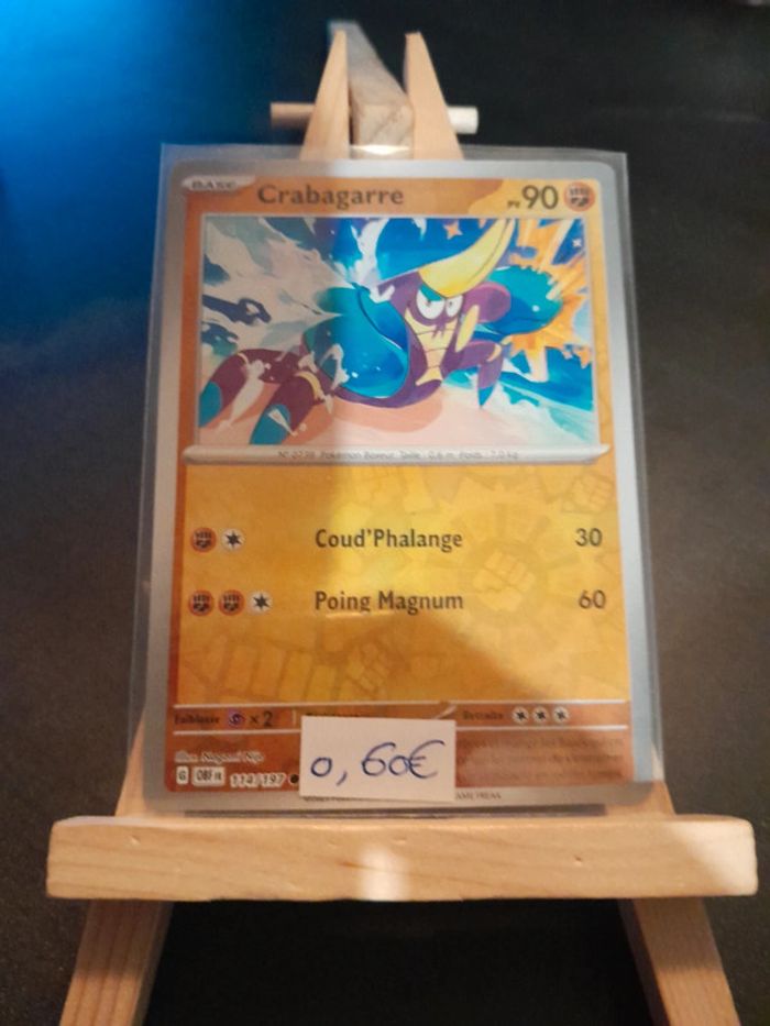 Carte Pokémon Crabagarre Reverse 114/197