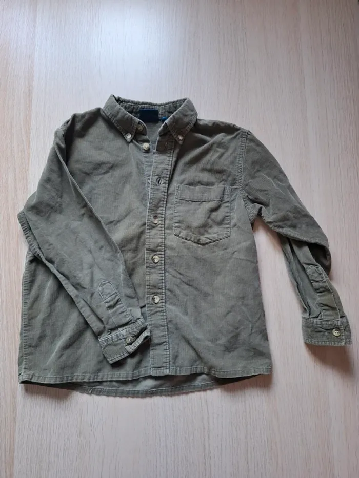 Ensemble chemise + veste en velours 6 ans - photo numéro 5