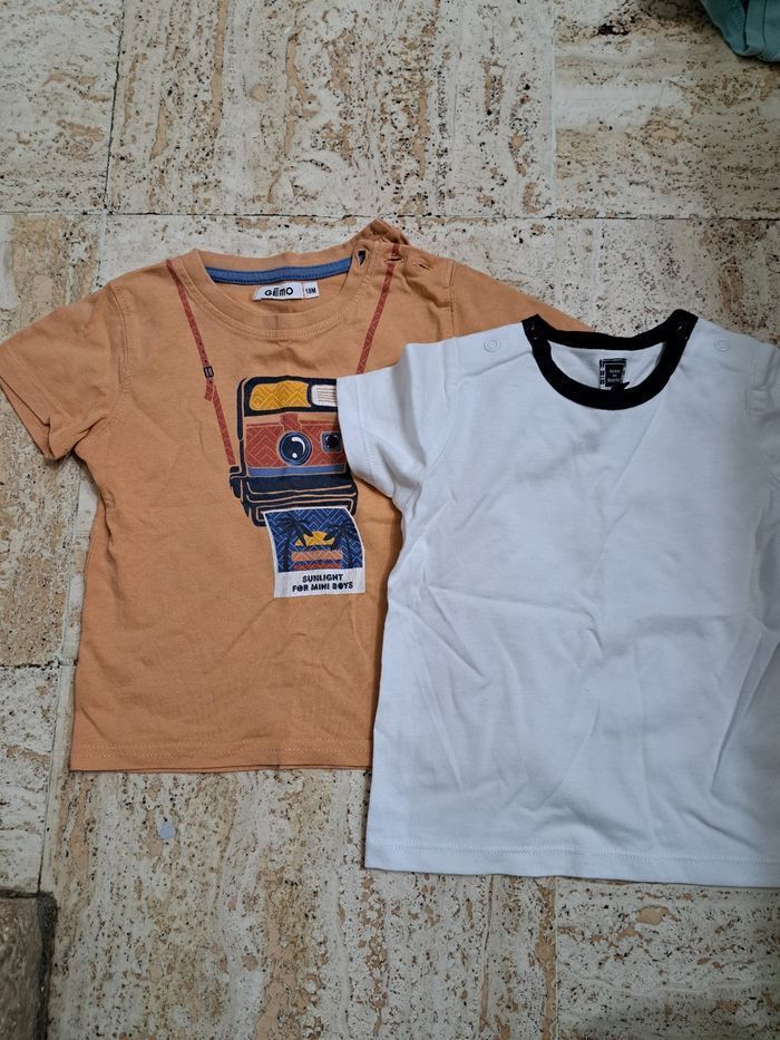 Lot de 14 t-shirts MC bébé garçon 18 mois - photo numéro 5