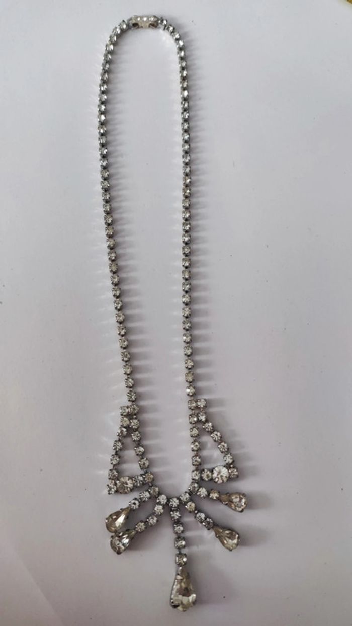 Collier strass vintage - photo numéro 3