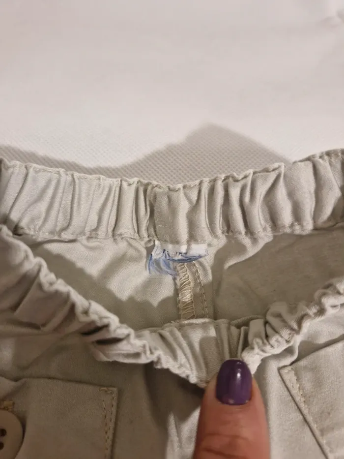 Pantalon beige 6 mois (67 cm) Petit Bateau - photo numéro 4