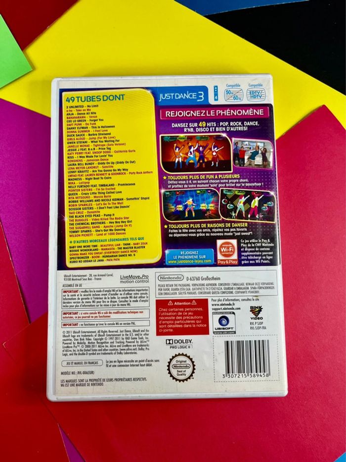 Lot 5 jeux musicaux Nintendo Wii - photo numéro 6