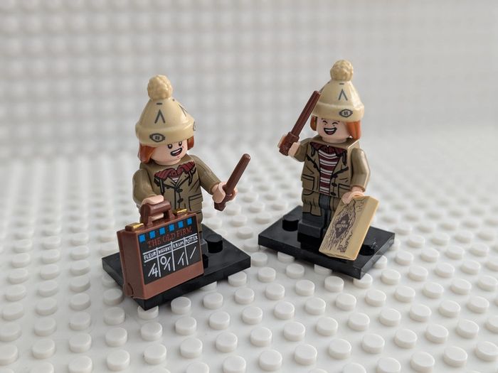Figurines Harry Potter : Fred & George Weasley , style lego