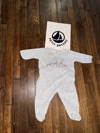pyjama velour petit bateau 6 mois
