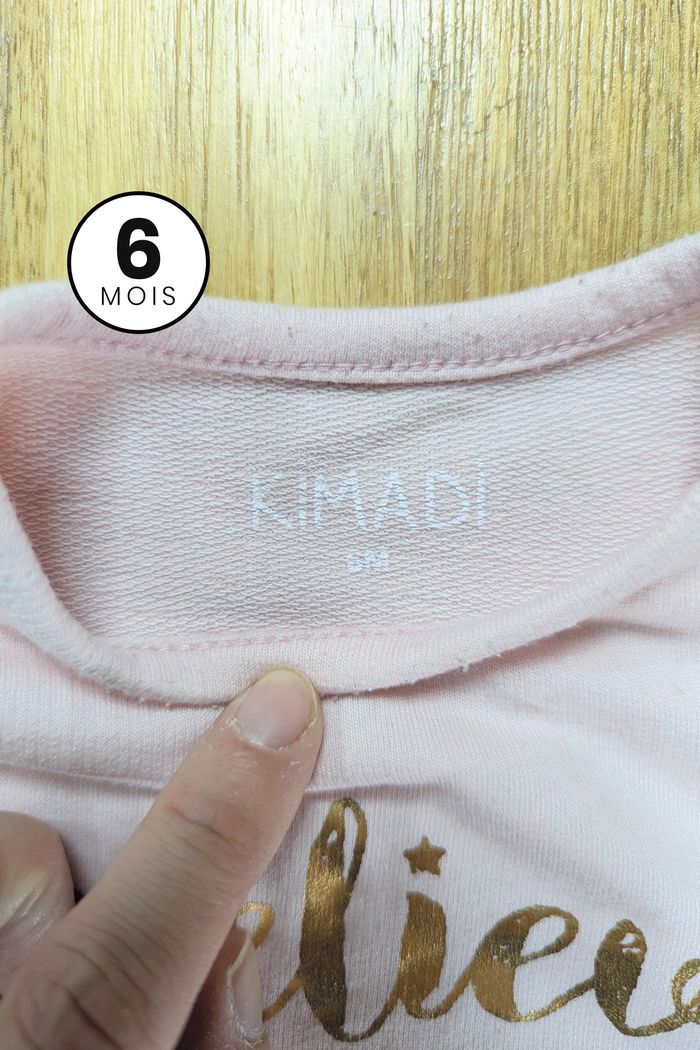 Robe manches longues, Kimadi bébé fille 6 mois - photo numéro 3