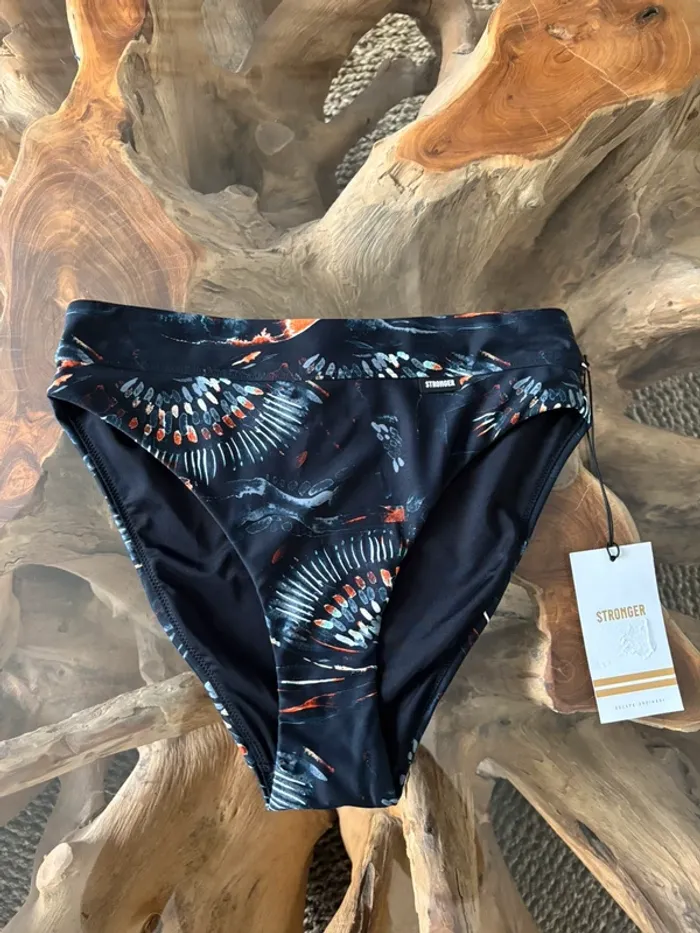Bas de maillot de bain Stronger femme noir motifs - photo numéro 2