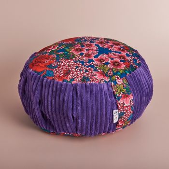 Coussin de méditation zafu yoga velours 