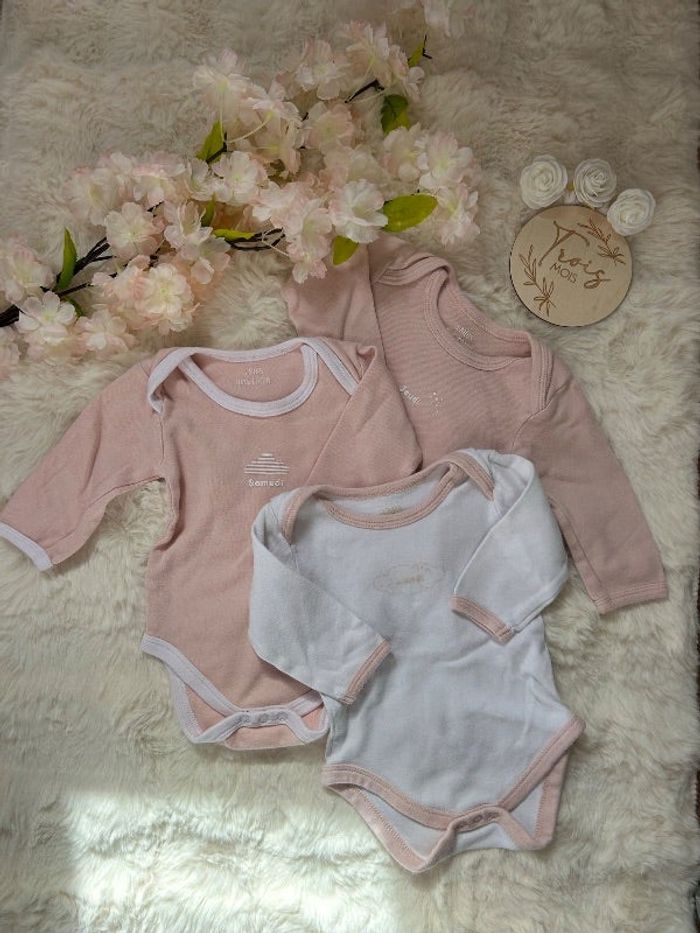 Lot de 3 bodies