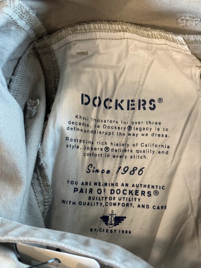Magnifique combinaison salopette neuve kaki Dockers Levis taille 38 - photo numéro 7