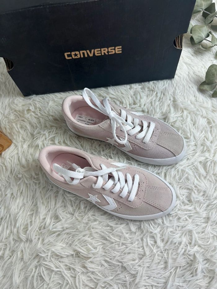 Paire de basket rose poudrée Converse taille 30 - photo numéro 3